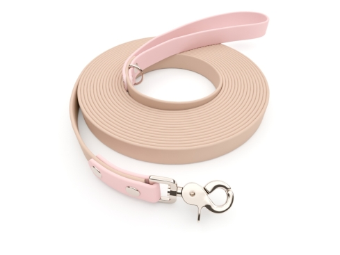 BIOTHANE® Hundeleine – Flach, 16 Mm, 1 M, Neonpink – Wasserfest, Geruchsneutral, Perfekt Für Training & Outdoor