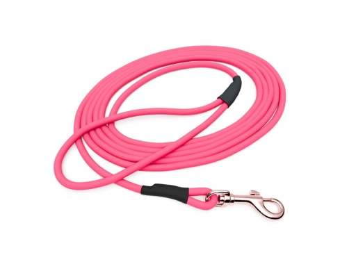 Bio-leine Schleppleine 7,5m Neongelb - Biothane Hundeleine Für Große Hunde