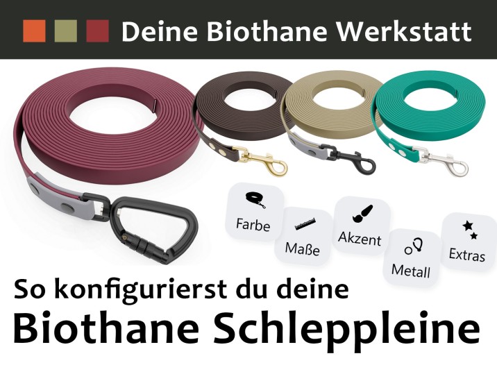 Anleitung: Biothane Schleppleine Konfigurieren