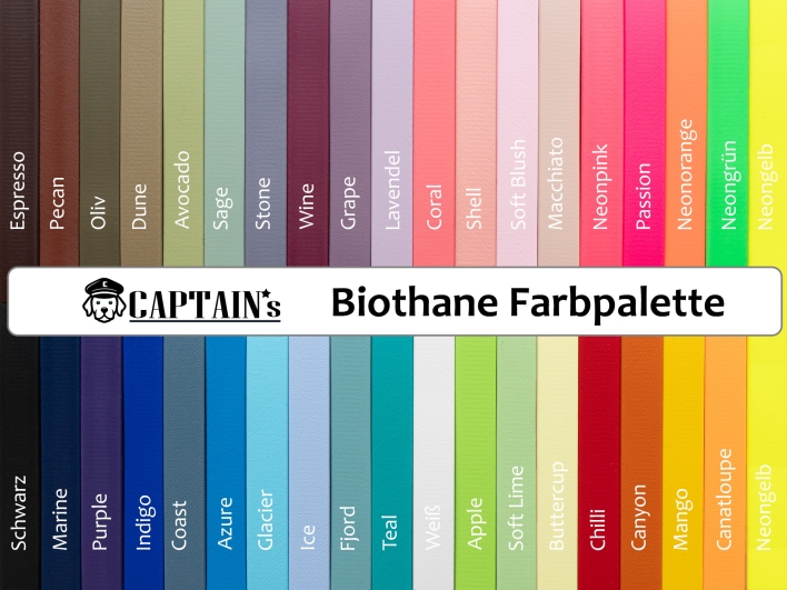Biothane Farben