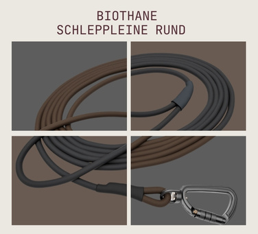 Biothane Schleppleine rund konfigurator