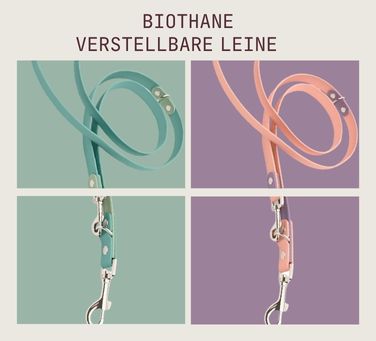 Biothane verstellbare Hundeleine konfigurator