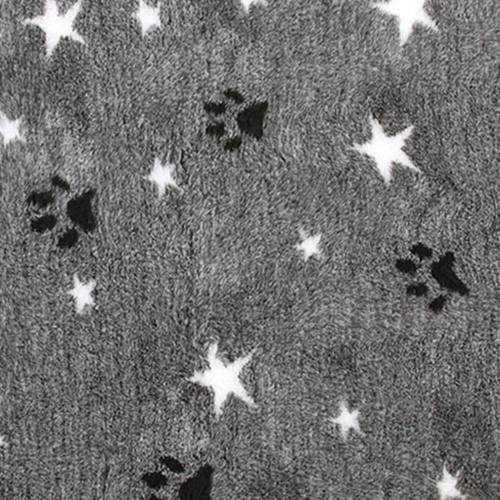 Vetbed Muster anthrazit meliert Paws & Stars
