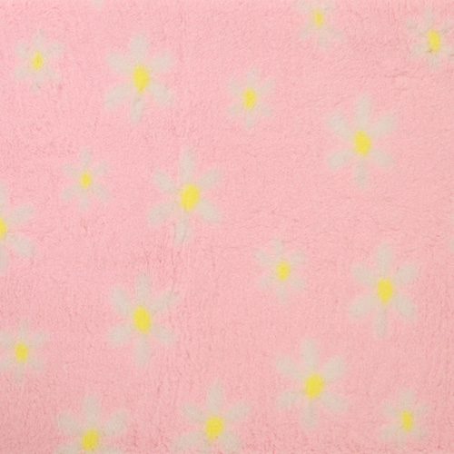 Vetbed Muster rosa mit Gänseblümchen