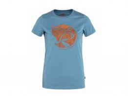 Fjäll Räven Arctic Fox T-Shirt Damen Dawn Blue/Terracotta Brown