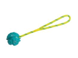 Aqua Toy Naturgummi-Ball am Seil, schwimmfähig 7 cm