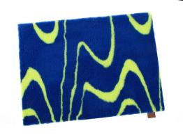Original Vetbed Isobed SL Wave blau/lime 100 x 75cm