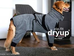 Dryup Body zip.fit Hundebademantel anthrazit