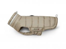 Wolters Steppjacke Cosy für Dackel warmer Hundemantel taupe
