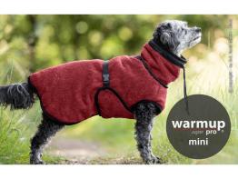 Warmup Cape Pro Mini Hundemantel & Bademantel bordeaux