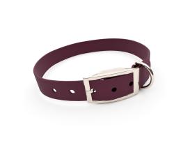 Captain’s Biothane Hundehalsband Wine 19 mm breit