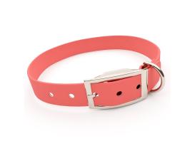 captns Biothane Hundehalsband Coral 16 mm breit