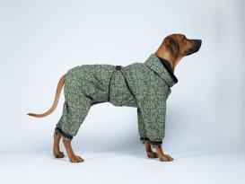 Paikka reflektierender Hunde-Regenanzug grün