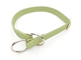 captns Biothane Zugstopp Halsband Avocado 19 mm breit