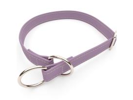 captns Biothane Zugstopp Halsband Grape 25 mm breit