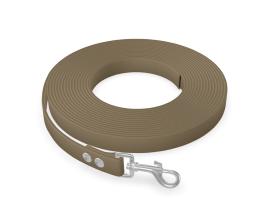 captns Biothane Schleppleine Mocca 16mm