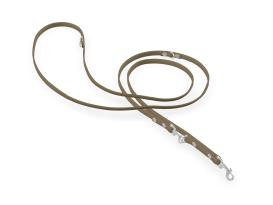 captns Biothane verstellbare Hundeleine Mocca 9mm 