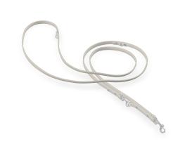 captns Biothane verstellbare Hundeleine Taupe 9mm