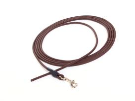 captns Biothane Schleppleine rund 8 mm dunkelbraun