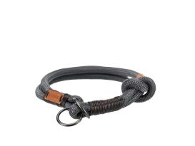 BE NORDIC Zug Stopp Hundehalsband grau/braun