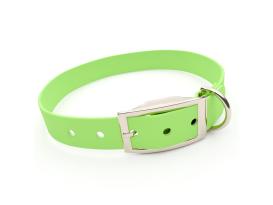 captns Biothane Hundehalsband Apple green 19mm breit