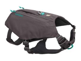 Ruffwear Switchbak Hundegeschirr mit Taschen Granite Gray