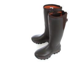 Gateway Moor Country side-zip Gummistiefel dark brown