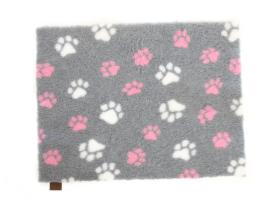 Original Vetbed Isobed SL grau mit pinken Pfoten