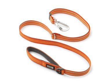 DOG Copenhagen Hundeleine – Premium Nylon, Größe M/L, Grau, Robuster Griff Mit Neopren