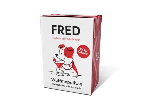 FRED Dog Drink "Wuffmopolitan" Cocktail für Hunde