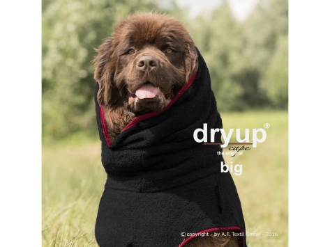 Dryup Cape Hundebademantel BIG black