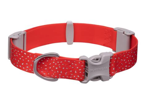 Ruffwear Confluence reflektierendes Hundehalsband Red Sumac