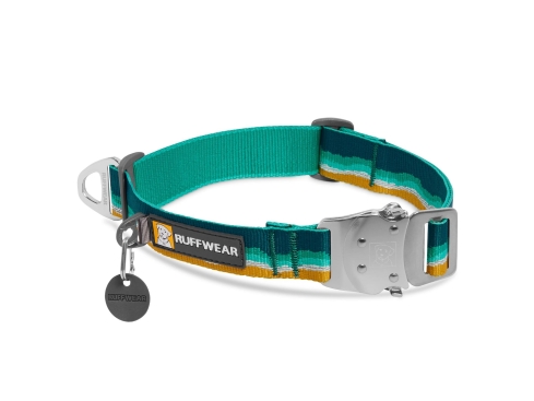 Ruffwear Top Rope™ Hundehalsband mit Metalllverschluss Seafoam