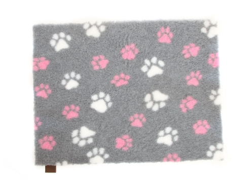 B-Ware Original Vetbed Isobed SL grau mit rosa Pfoten