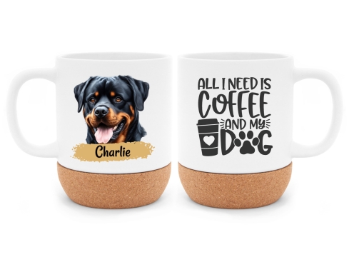 Hunde Tasse - individuelle Tasse mit Korkboden