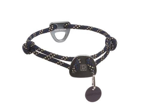 Ruffwear Knot-a-Collar™ Hundehalsband Obsidian Black/blau