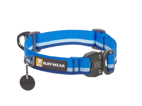 Ruffwear Top Rope™ 2.0 Hundehalsband mit Metalllverschluss Blue Pool