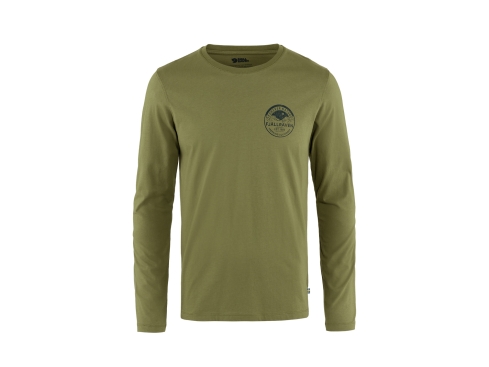 Fjällräven Forever Nature Badge Herren Longshirt caper green