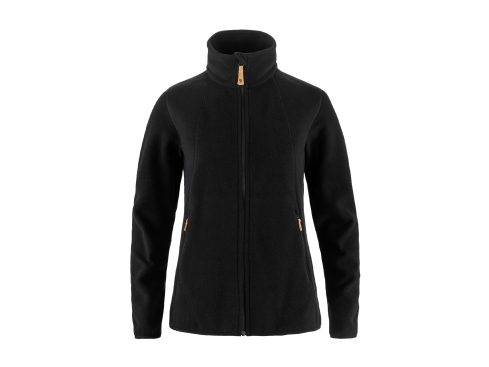 Fjällräven Stina Fleece Jacke Damen schwarz