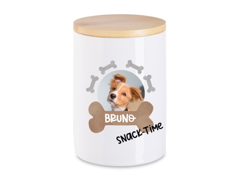 Hunde Leckerlidose Snack Time - individuelle Leckerlidose