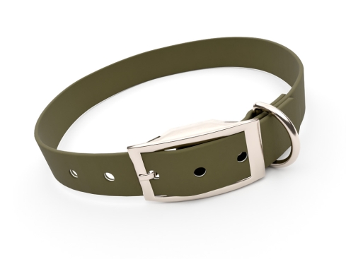 Captain’s Biothane Hundehalsband oliv 13 mm breit