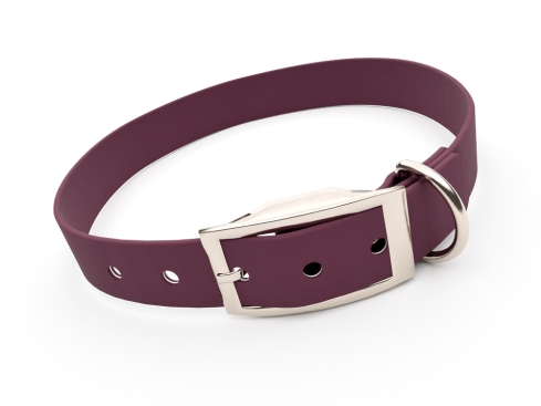 Captain’s Biothane Hundehalsband berry 13 mm breit