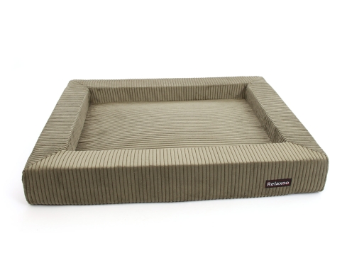 Relaxoo Viscobett Cord Hundebett Mossgreen