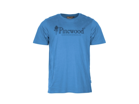 Pinewood Outdoor Life Herren-T-Shirt Light Galaxy Blue
