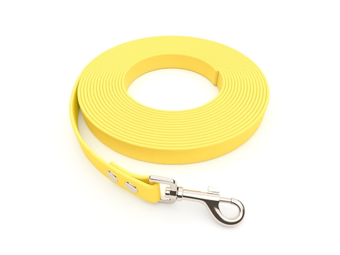 Captain’s Biothane Schleppleine sonnengelb 19mm