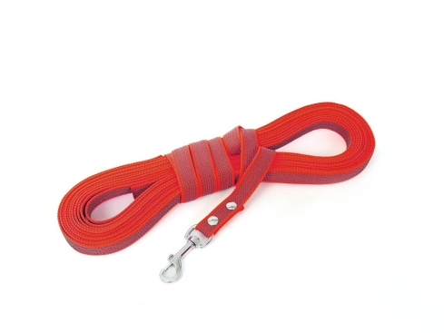 Schleppleine gummiert rot 5 Meter