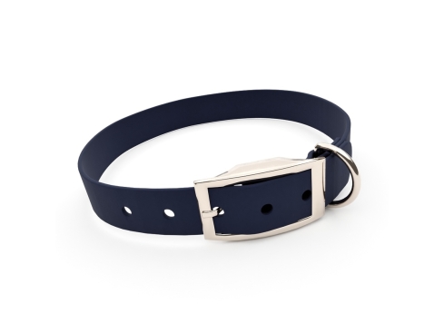 Captain’s Biothane Hundehalsband Marine 13 mm breit