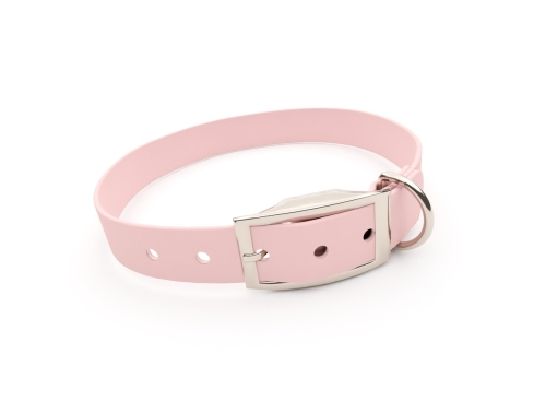 Captain’s Biothane Hundehalsband Soft Blush 19 mm breit