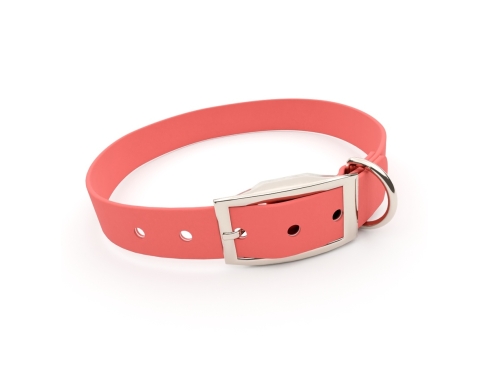 Captain’s Biothane Hundehalsband Coral 16 mm breit