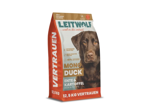 Leitwolf Mono Duck Adult Hundefutter Ente & Kartoffel